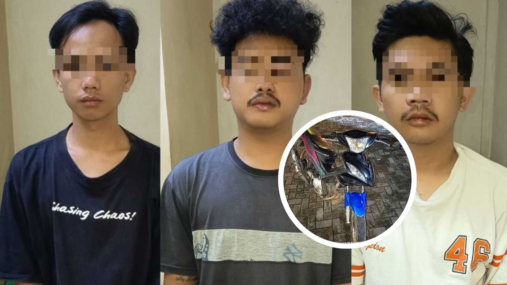 Polisi Ringkus Komplotan Curanmor dan Penadah di Karangpawitan